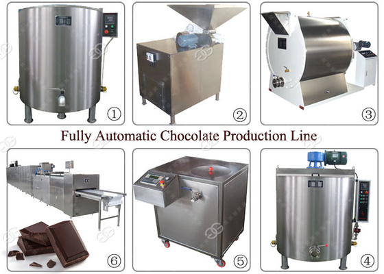 Κίνα Πλήρως αυτόματη βιομηχανική γραμμή παραγωγής σοκολάτας μύλων καρυδιών βουτύρου που κατασκευάζει τη μηχανή προμηθευτής