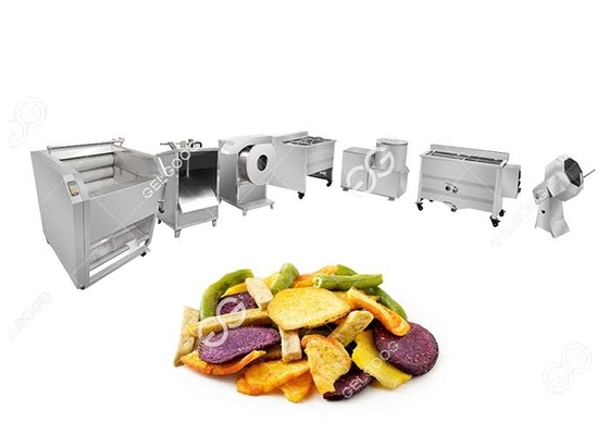 Κίνα Ανοξείδωτο 304 τσιπ πατατών που καθιστούν τα τσιπ φρούτων και λαχανικών μηχανών ημι - αυτόματος προμηθευτής