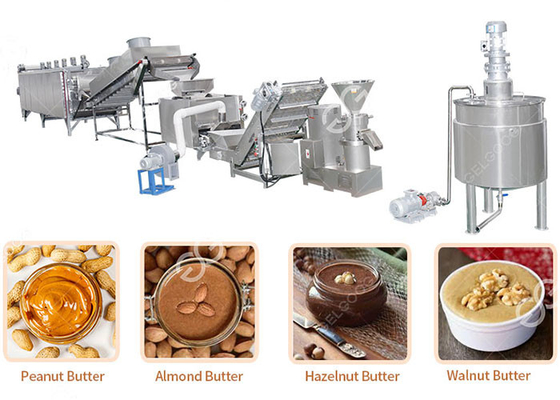 Κίνα Βουτύρου μύλος καρυδιών Henan GELGOOG βιομηχανικός, υψηλή μηχανή επεξεργασίας φυστικοβουτύρου αυτοματοποίησης προμηθευτής