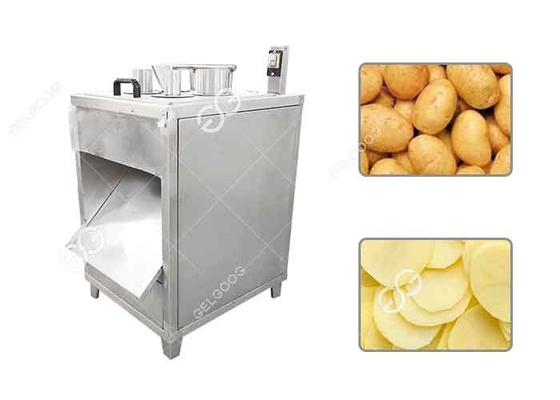 Κίνα 300-500kg/H τσιπ πατατών τεμνουσών μηχανών τσιπ πατατών που κάνουν το κόστος μηχανών προμηθευτής